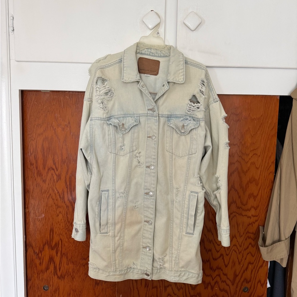 Distressed Denim Jacket